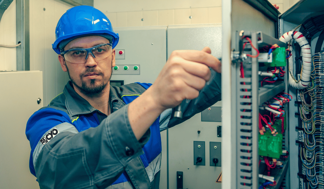 Representación de tecnología electromecánica avanzada, mostrando cómo las Pymes pueden implementar innovación y sostenibilidad en sus procesos.